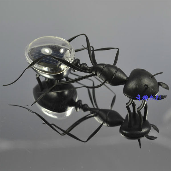 太阳能蚂蚁整蛊玩具科技小制作 儿童礼物 太阳能礼品圣诞礼物