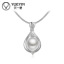 925纯银项链女 韩版时尚 套装 时尚典雅珍珠项链 戒指
