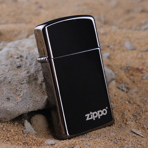 打火机zippo正版 超薄黑冰纤巧女士窄机限量防风ZIPPO正品旗舰店