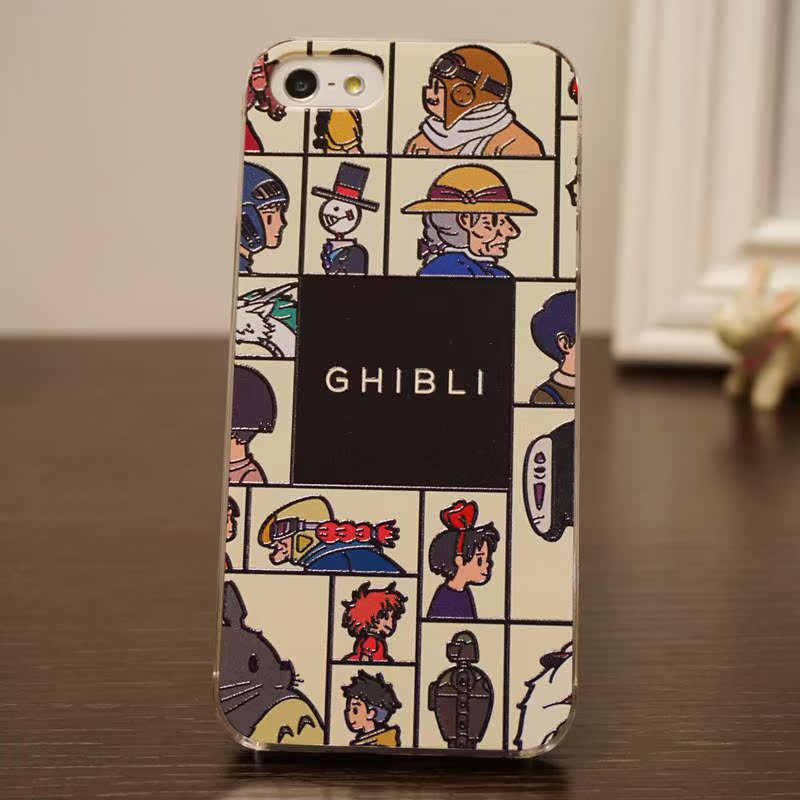 iphone6 plus手机壳立体浮雕个性苹果5s保护套 创意宫崎骏卡通