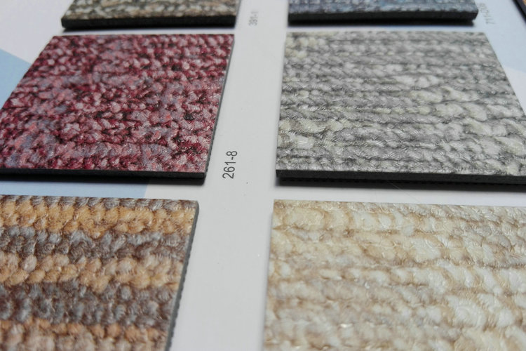 塑料PVC石塑地板地胶易华金鼠片材地毯纹系列2.5mm耐磨加厚特价