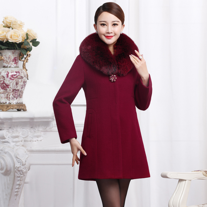 2015秋冬新款韩版宽松手工双面呢羊绒大衣女中长款高端羊毛呢外套