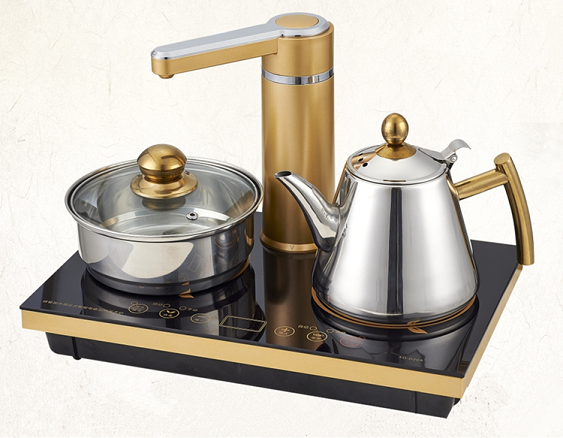 电磁茶炉茶具组合自动上水三合一茶艺炉烧水消毒多功能泡茶器