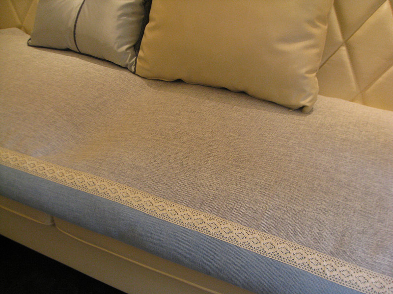 高档灰色沙发垫四季防滑 加厚布艺 时尚全棉沙发套 沙发巾 宜家