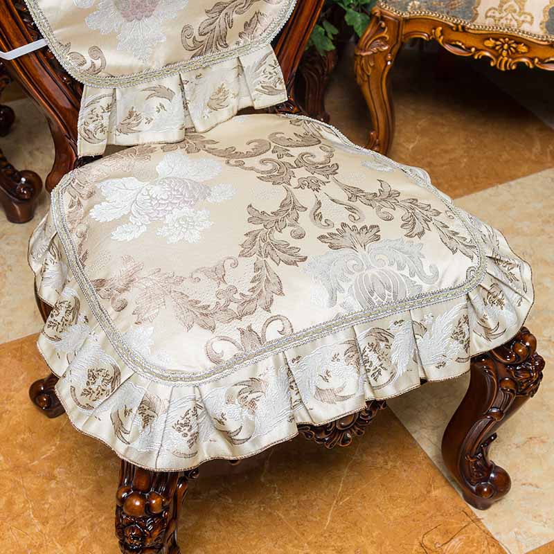 欧式餐椅垫布艺餐桌布餐椅套坐垫椅子椅垫椅套套装可定做
