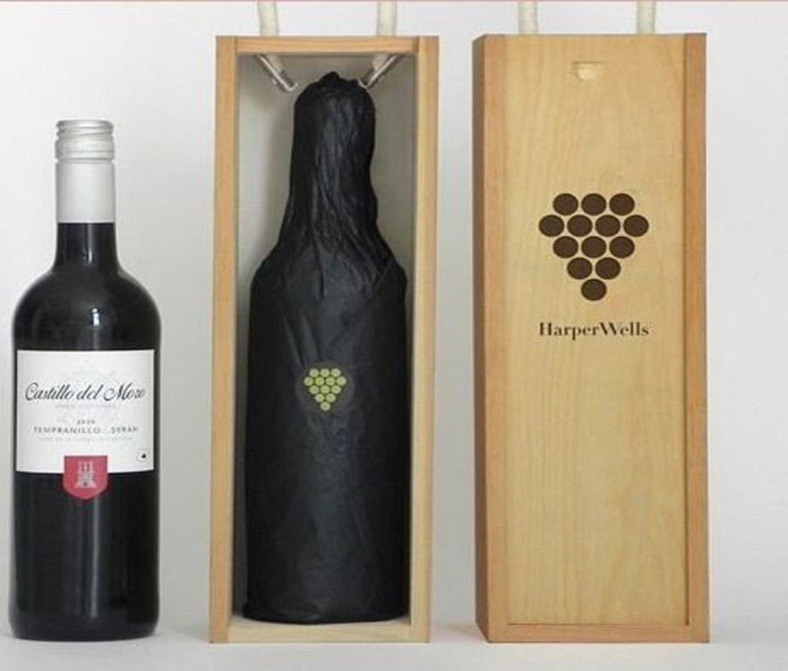 雪梨纸印刷logo 定做黑色拷贝纸包装 葡萄酒红酒包装纸 棉纸包装