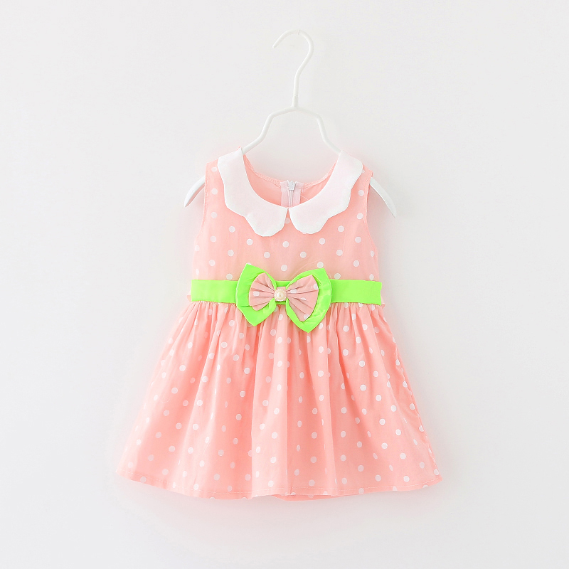 2015新款夏装韩版裙子童装女童女婴儿童短袖公主连衣裙0-1-2-3岁