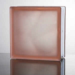 酸蒙雾面彩色 粉红色空心玻璃砖 磨砂透光不透明 玄关隔断背景墙