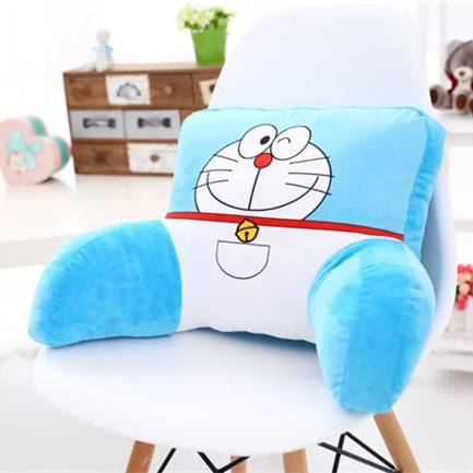 哆啦A梦/机器猫腰靠颈枕午睡靠枕 卡通叮当猫抱枕办公室椅子靠垫