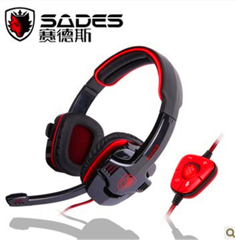 SADES/赛德斯SA-901专业游戏耳机头戴式 usb电脑耳麦雷蛇 7.1声道