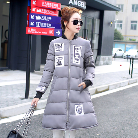 2015冬季新款韩版加厚羽绒棉服女中长款宽松女装外套潮