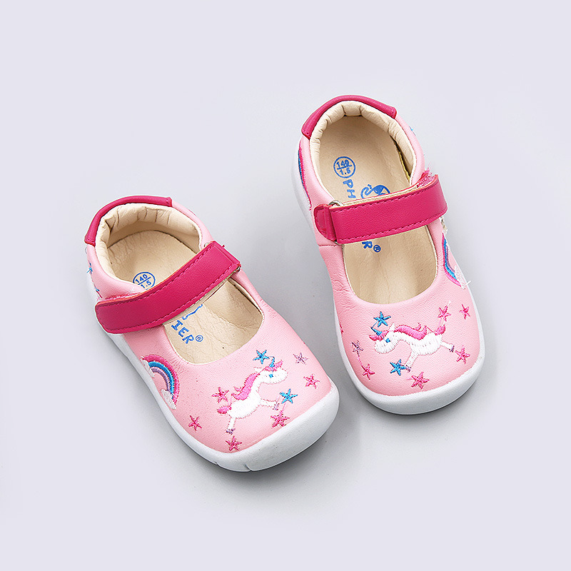 菲尼尔1-2-3-4岁女童运动鞋 儿童皮鞋春秋款单鞋休闲鞋宝宝学步鞋