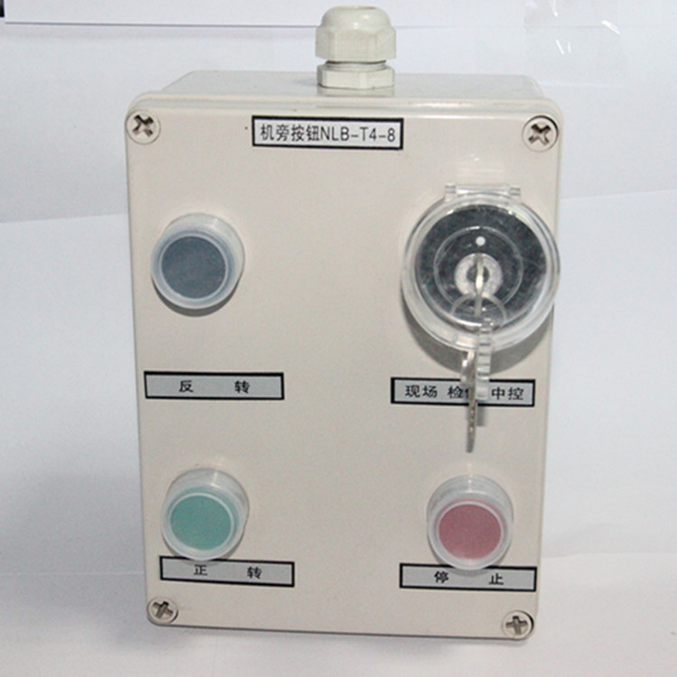 三位开关带中控电箱 防水接线盒 布控箱 控制箱ABS  防水按钮箱