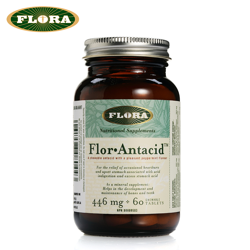 Flora胃舒片60粒 缓解胃痛酸胀 消化不良 胃功能紊乱