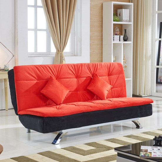 布艺沙发折叠沙发床双人多功能沙发床1.2米小户型沙发床1.2*1.9米