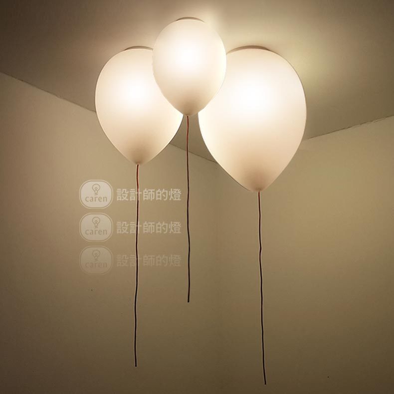 设计师的灯卧室玄关阳台餐厅灯创意灯饰客厅过道儿童房气球吸顶灯