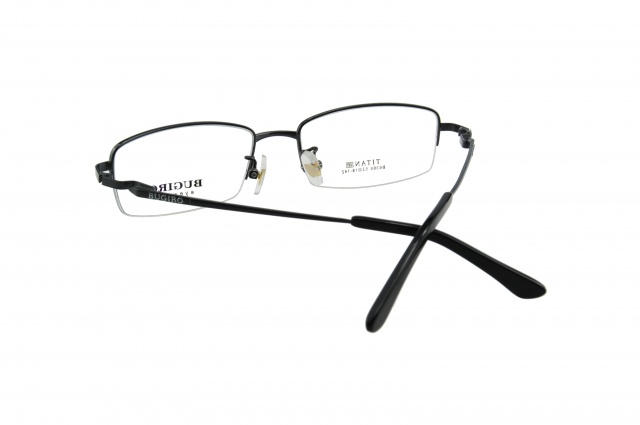 宝吉龙近视眼镜 纯钛眼镜架男 眼镜框近视男 半框眼睛框光学配镜