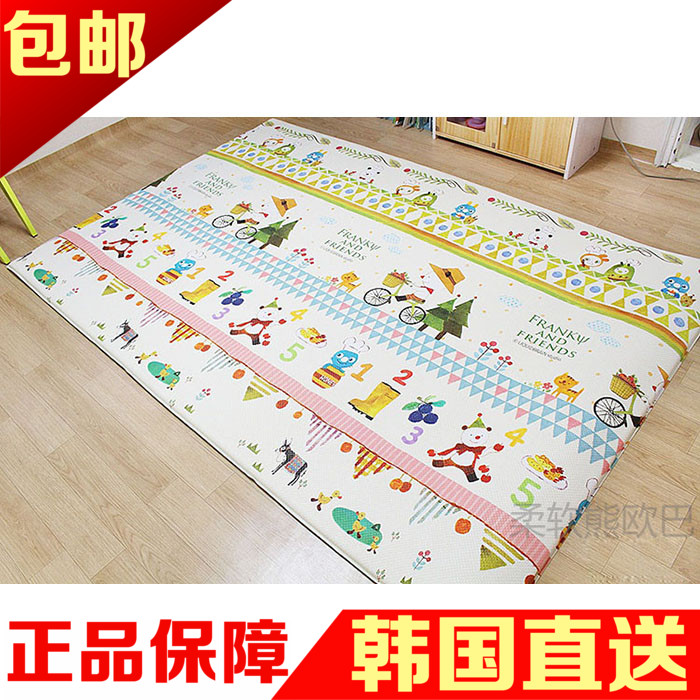 韩国LG雪人小羊爬行垫婴幼儿宝宝爬爬垫PVC垫子婴儿地垫环保地毯