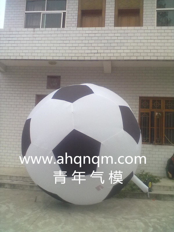充气足球气模 足球模型 巨型足球 排球 篮球  落地气模