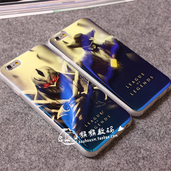 LOL英雄联盟杰卡牌苹果6p手机壳iPhone6plus5.5s全包硅胶软套6+壳