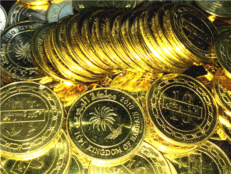 特价 波斯湾 巴林王国10费尔硬币外国亚洲钱币