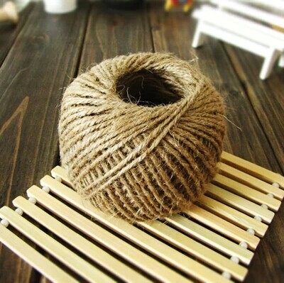 手工DIY包装绳吊卡 麻绳 麻绳 绳子 细麻绳 粗麻绳 装饰绳 拧绳