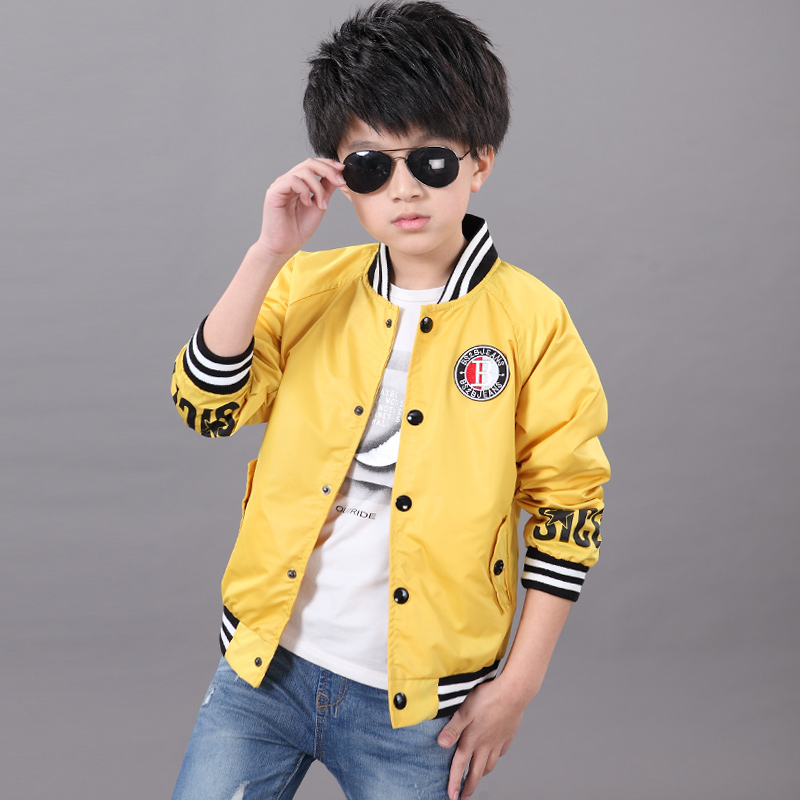 男童外套夹克2015新款秋装儿童风衣3-4-6-7-9岁男孩上衣开衫韩版
