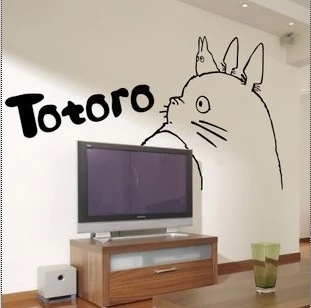 宫崎骏经典动漫卡通墙壁贴儿童房卧TOTORO创意装饰墙贴宅个性龙猫