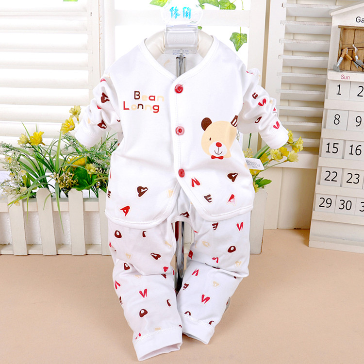 2015热卖新款儿童夏装婴儿内衣男女宝宝纯棉新生儿套装