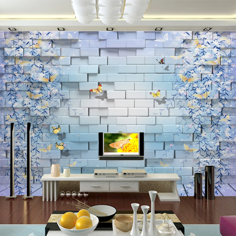 电视背景墙壁纸欧式3d立体无缝墙布客厅卧室大型壁画欧式厂家定制