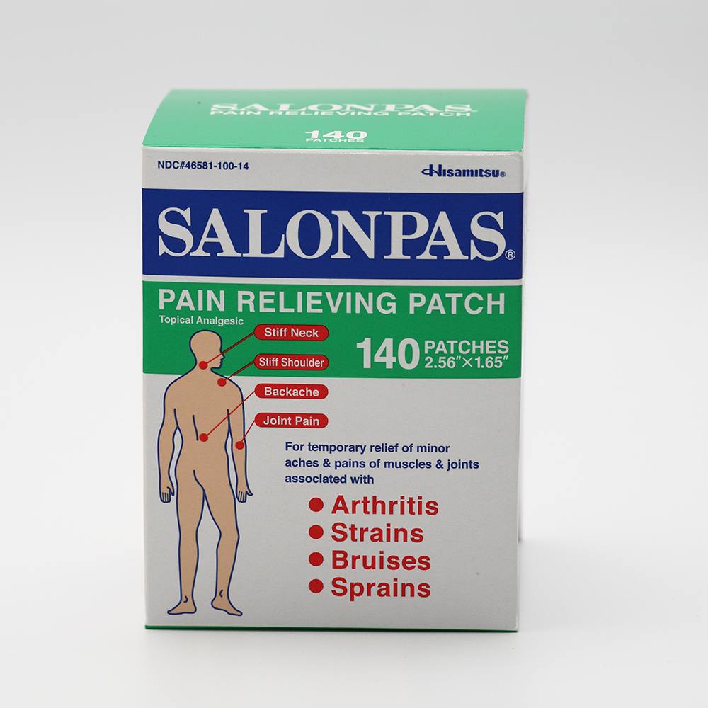 现货 美国 进口 日产 SALONPAS 斯隆巴斯止痛膏 140 片 一盒