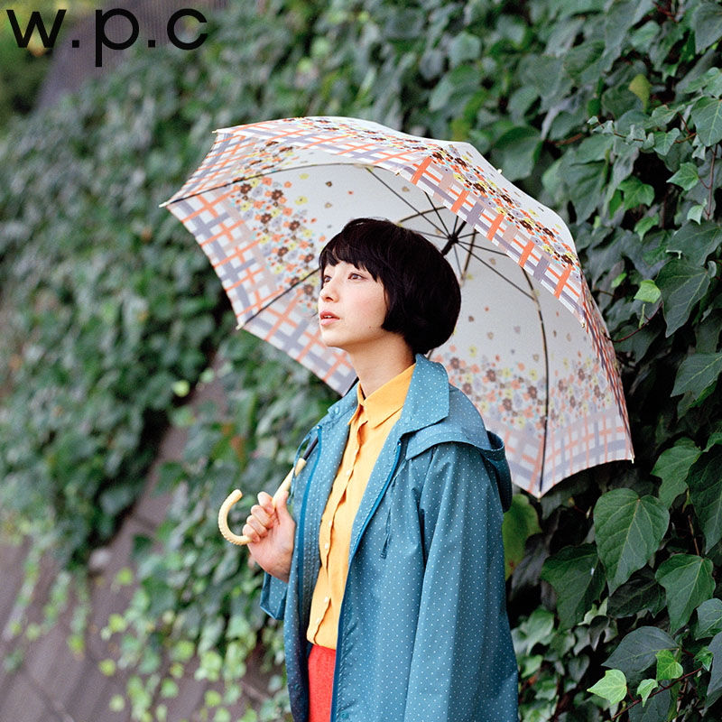 日本w.p.c防雨防紫外线优雅清新长柄晴雨伞多款花样多色可选