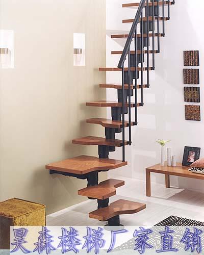 定制楼梯直梯迷你楼梯室内楼梯整体楼梯旋转楼梯阁楼梯钢木实木