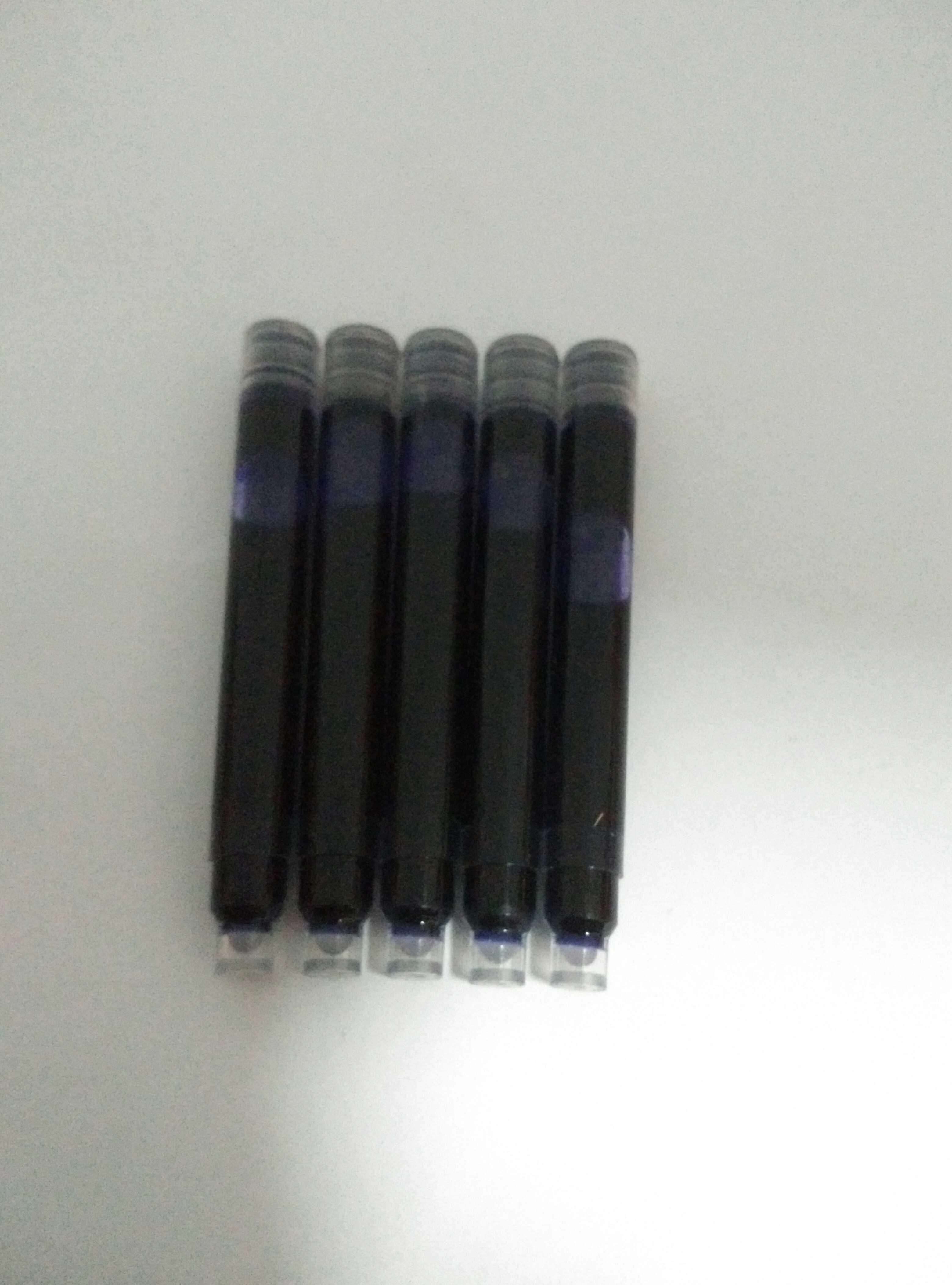 钢笔墨囊  墨囊 钢笔胆囊 兰 黑墨水 笔囊2.6mm口径52mmx6.5mm