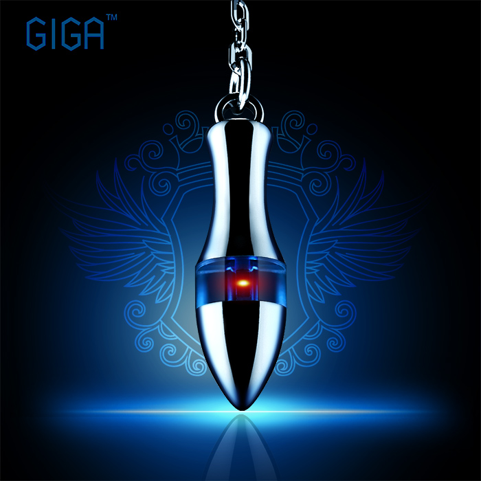 GIGA 防静电钥匙扣 除静电 静电消除器 车用静电宝 汽车除静电棒