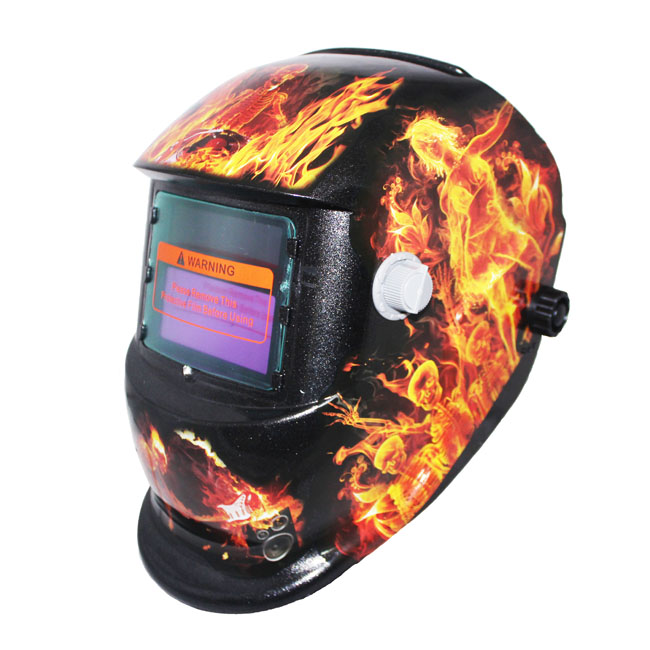 自动变光焊接面罩头戴式电焊面罩焊工面罩电焊帽防护面罩面具烧焊