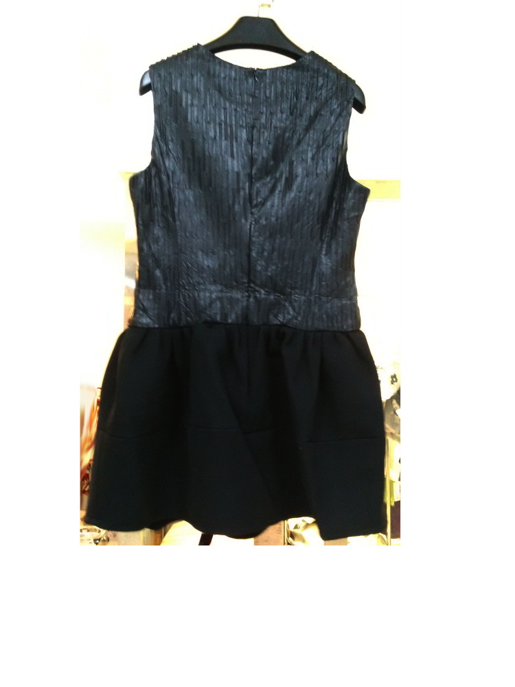 诺曼琦 专柜正品 2015秋款女装 气质褶皱无袖连衣裙 51539170