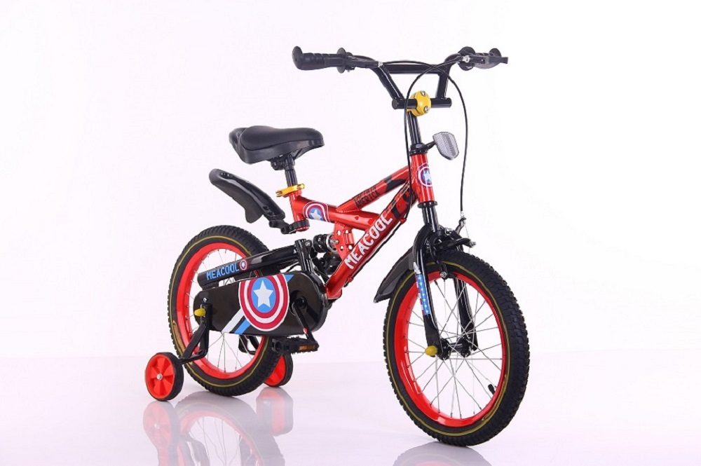 【厂家直销包邮】美途科技美国队长儿童自行车 出口童车 玩具车
