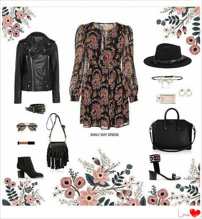 澳洲设计师品牌成衣2016春季新款复古印花收腰长袖连衣裙黑色时尚