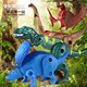 恐龙变形玩具 恐龙蛋 侏罗纪公园霸王龙三角龙儿童仿真玩具模型
