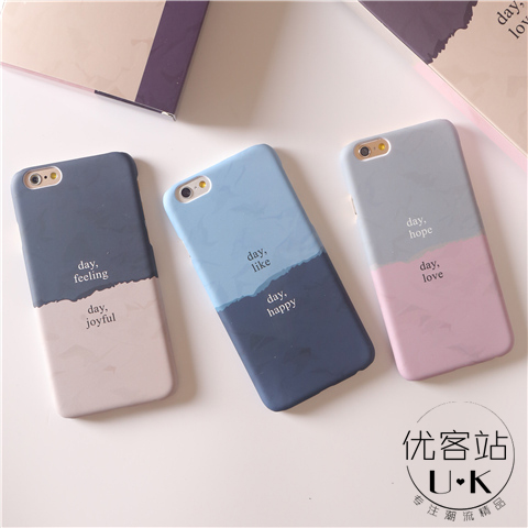 新款日韩国iphone6plus手机壳5.5 苹果六保护套4.7潮牌简约硬壳6P