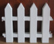 规格540塑料栅栏白色尖头庭院篱笆护拦围栏栏栅园艺用品圣诞装饰
