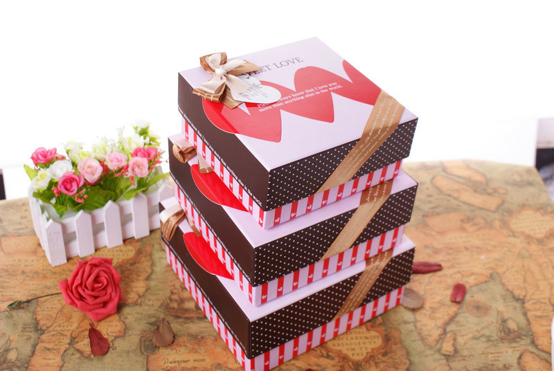 韩版精美 礼品盒包装盒 婚庆回礼纸盒 食品包装盒