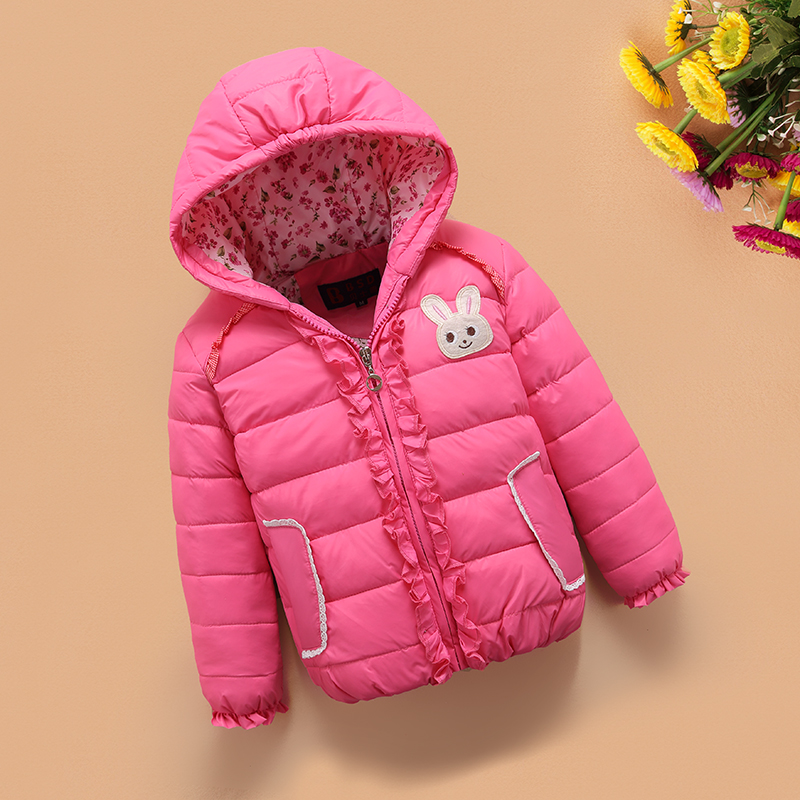 2015冬季新款童装儿童羽绒服女童羽绒服韩版短款连帽外套正品反季