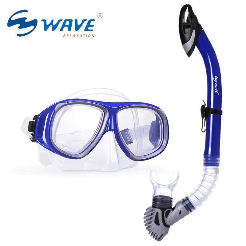 专业近视度数潜水面镜平光眼镜全干式呼吸管男女成人浮潜高清套装