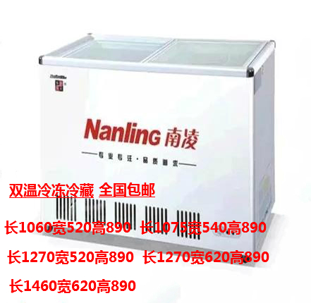 南凌SCD-198冰柜冷冻冷藏转换冷柜小型商用迷你冰箱商场特价包邮