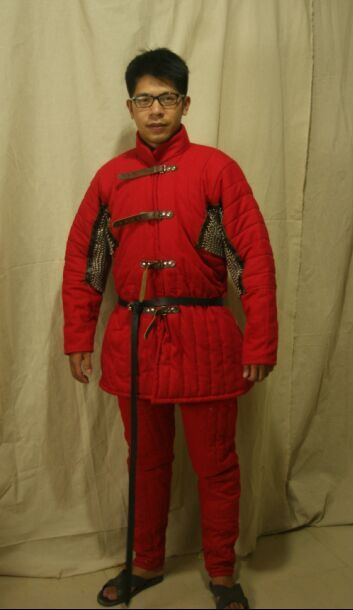 棉甲 武装衣 中世纪骑士盔甲内衬 锁子甲 板甲 加厚