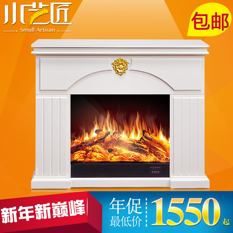欧式壁炉芯订制实木壁炉架客厅装饰柜取暖电壁炉电视柜仿真火壁炉