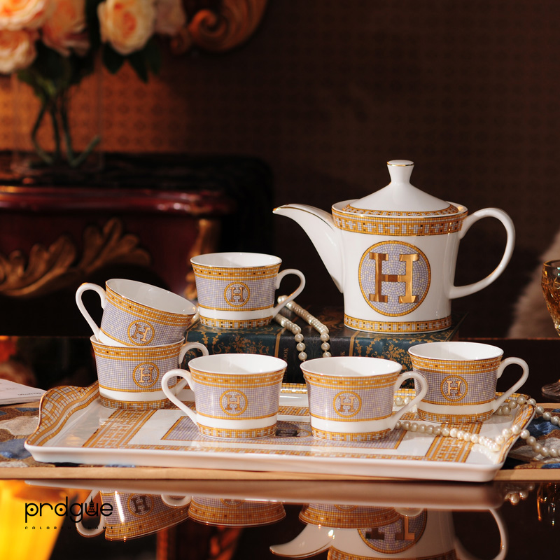 欧式花茶茶具欧式茶具咖啡杯套装茶具骨瓷 英式下午茶 茶具 婚庆