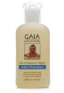 国内现货GAIA BABY shampoo婴儿纯天然有机洗发水250